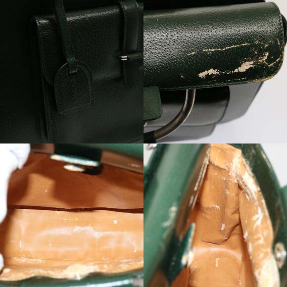GUCCI Hand Bag Leather Green 000 2058 000 2058 - Picture 11 of 13